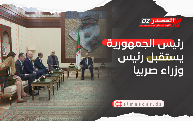 رئيس الجمهورية يستقبل رئيس وزراء صربيا