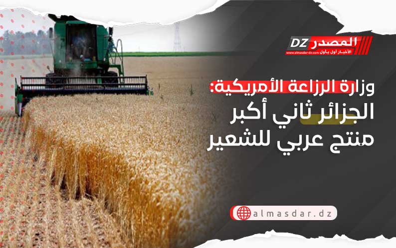 وزارة الرزاعة الأمريكية: الجزائر ثاني أكبر منتج عربي للشعير