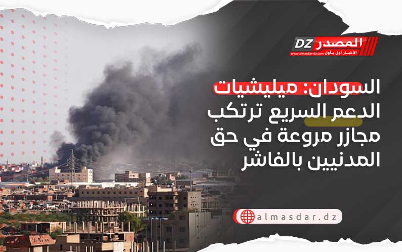 السودان: ميليشيات الدعم السريع ترتكب مجازر مروعة في حق المدنيين بالفاشر