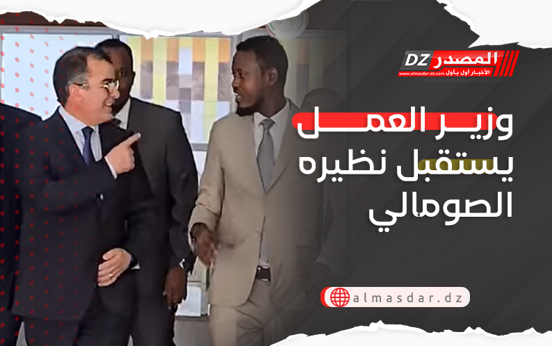 وزير العمل يستقبل نظيره الصومالي