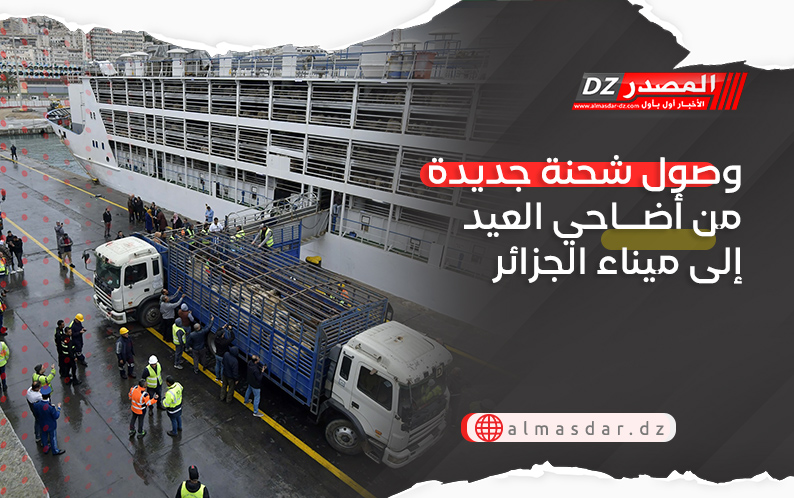 وصول شحنة جديدة من أضاحي العيد إلى ميناء الجزائر