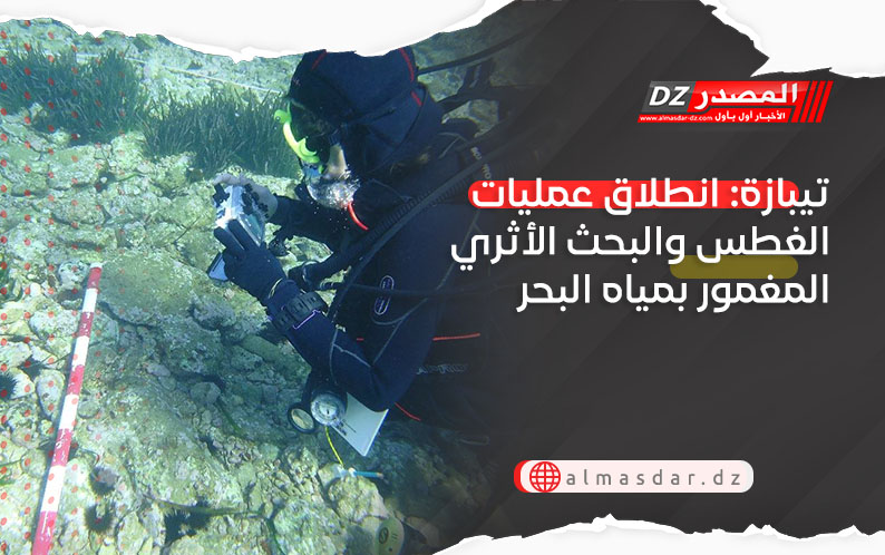 تيبازة: انطلاق عمليات الغطس والبحث الأثري المغمور بمياه البحر